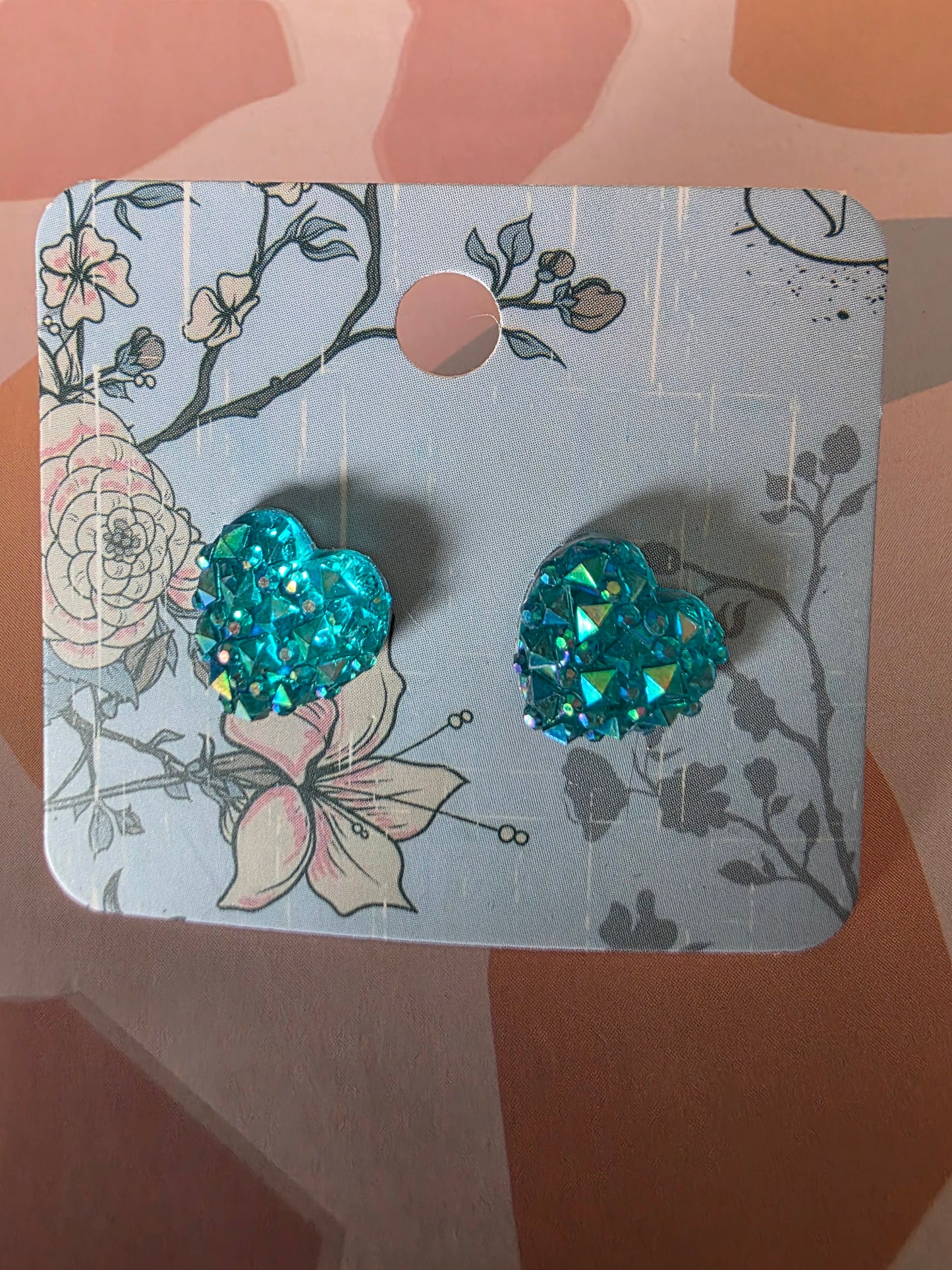 Small heart studs