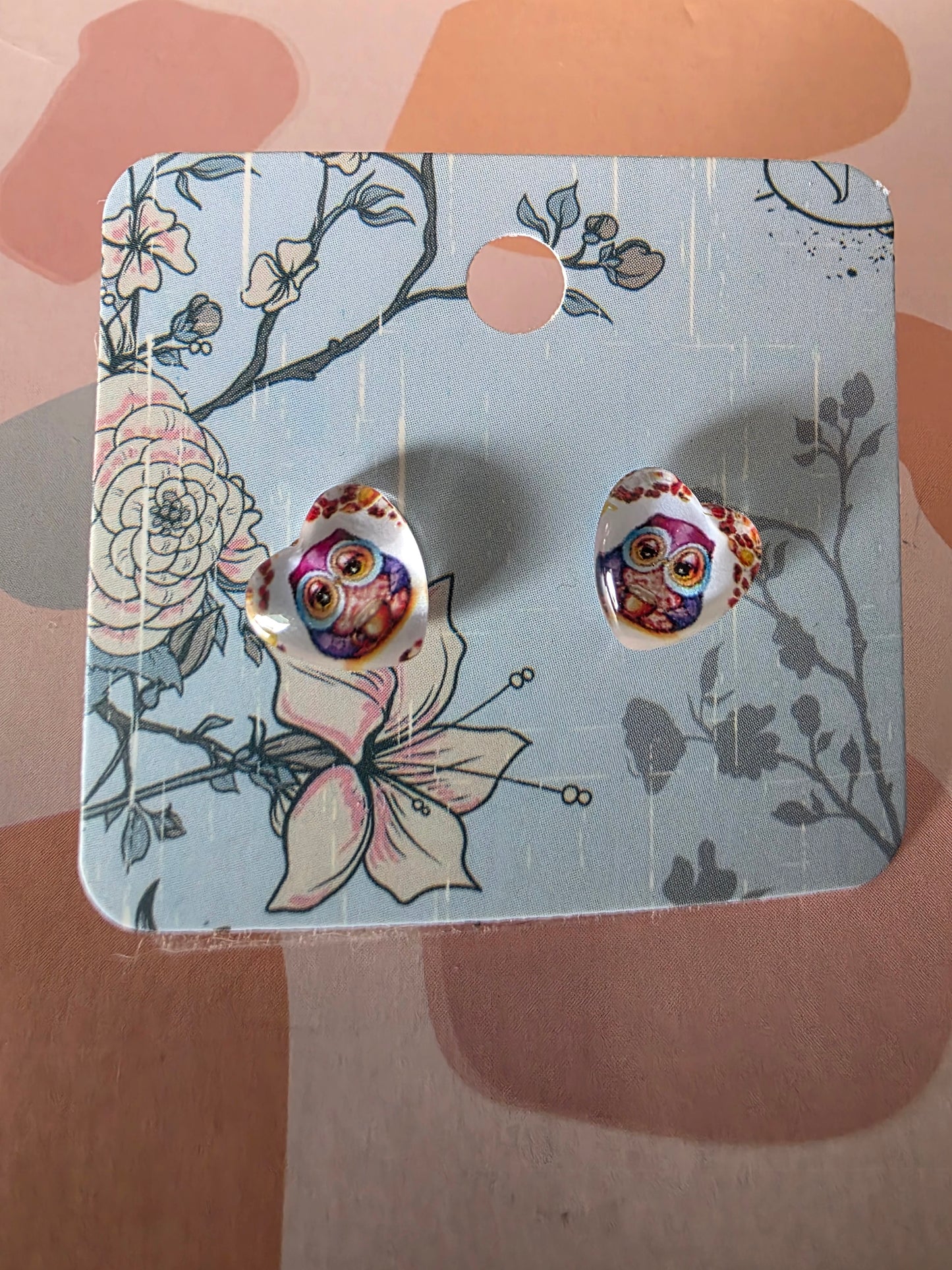 Small heart studs