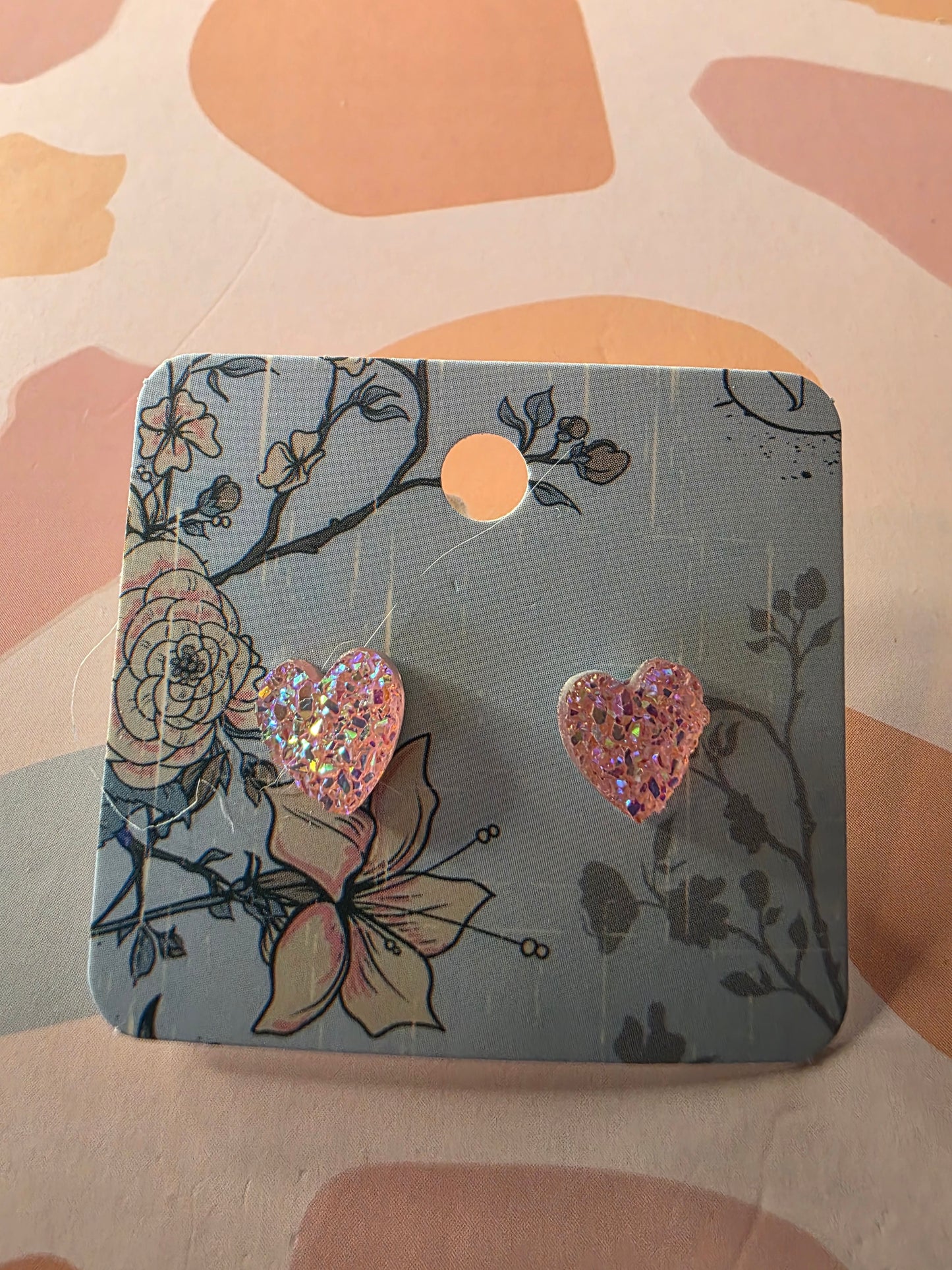 Heart studs
