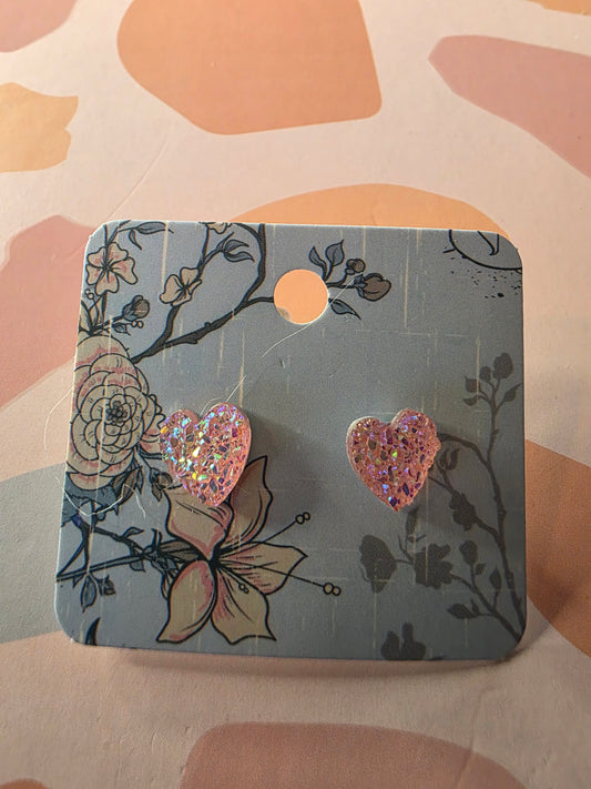 Heart studs