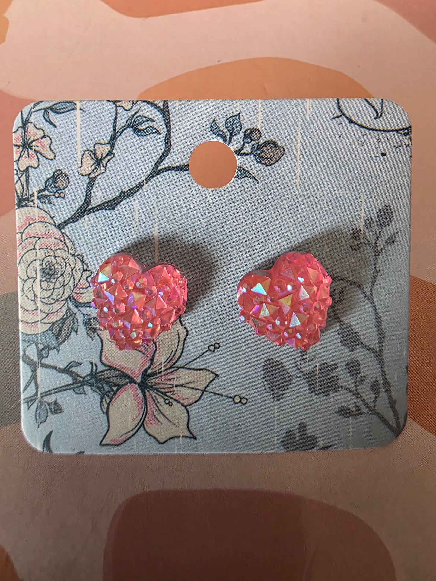 Small heart studs