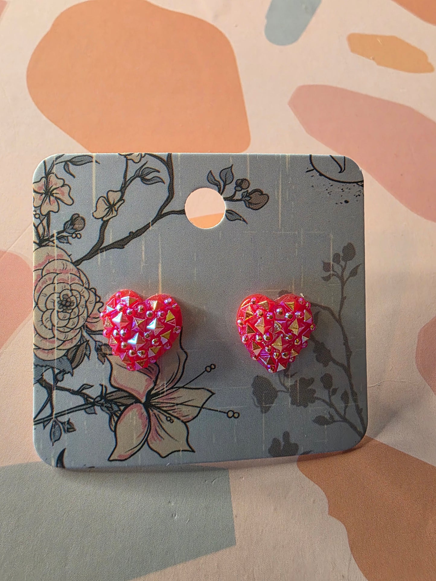 Heart studs