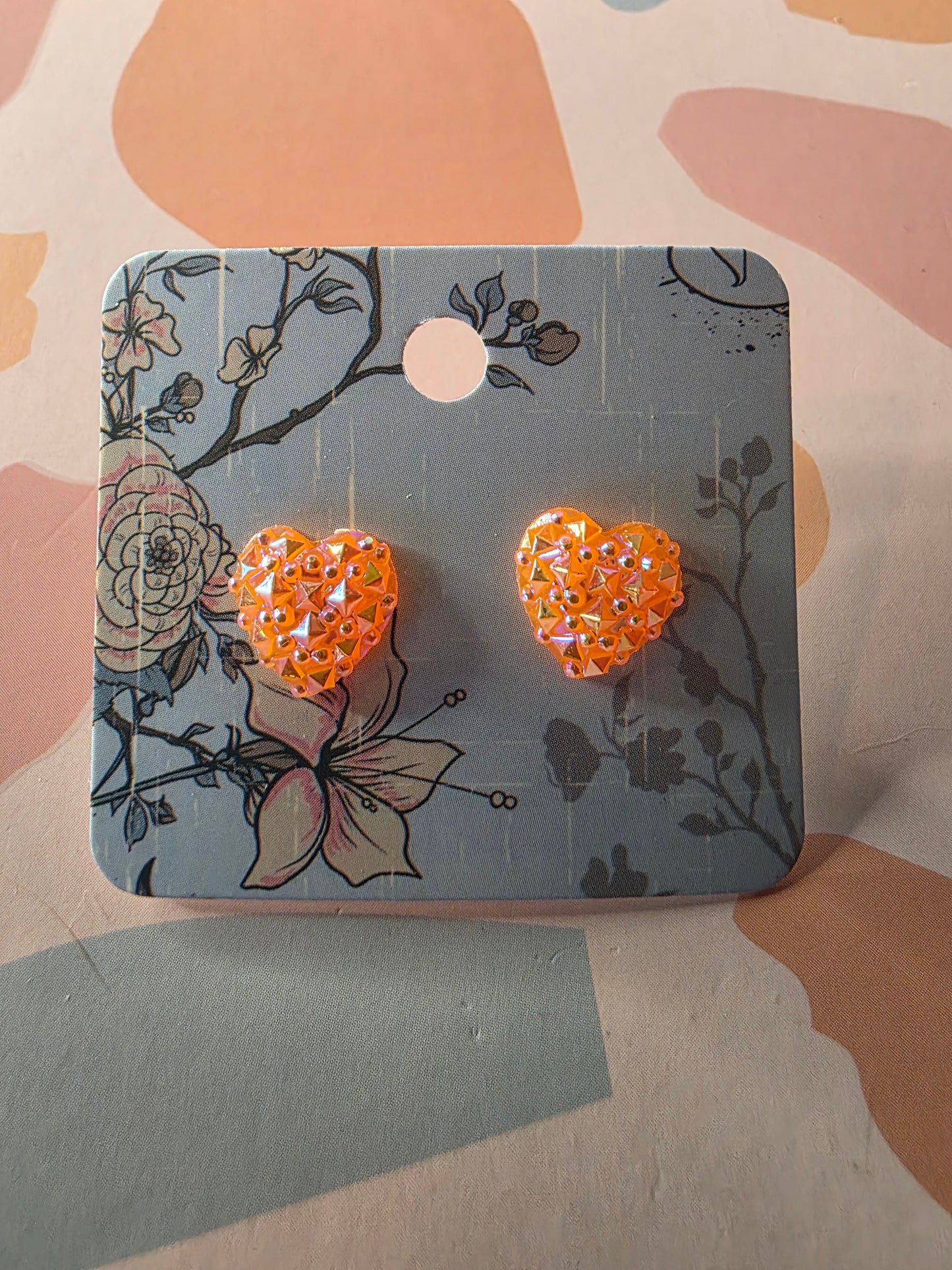 Heart studs