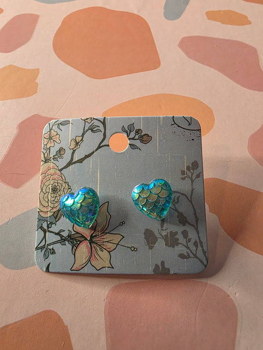 Heart studs