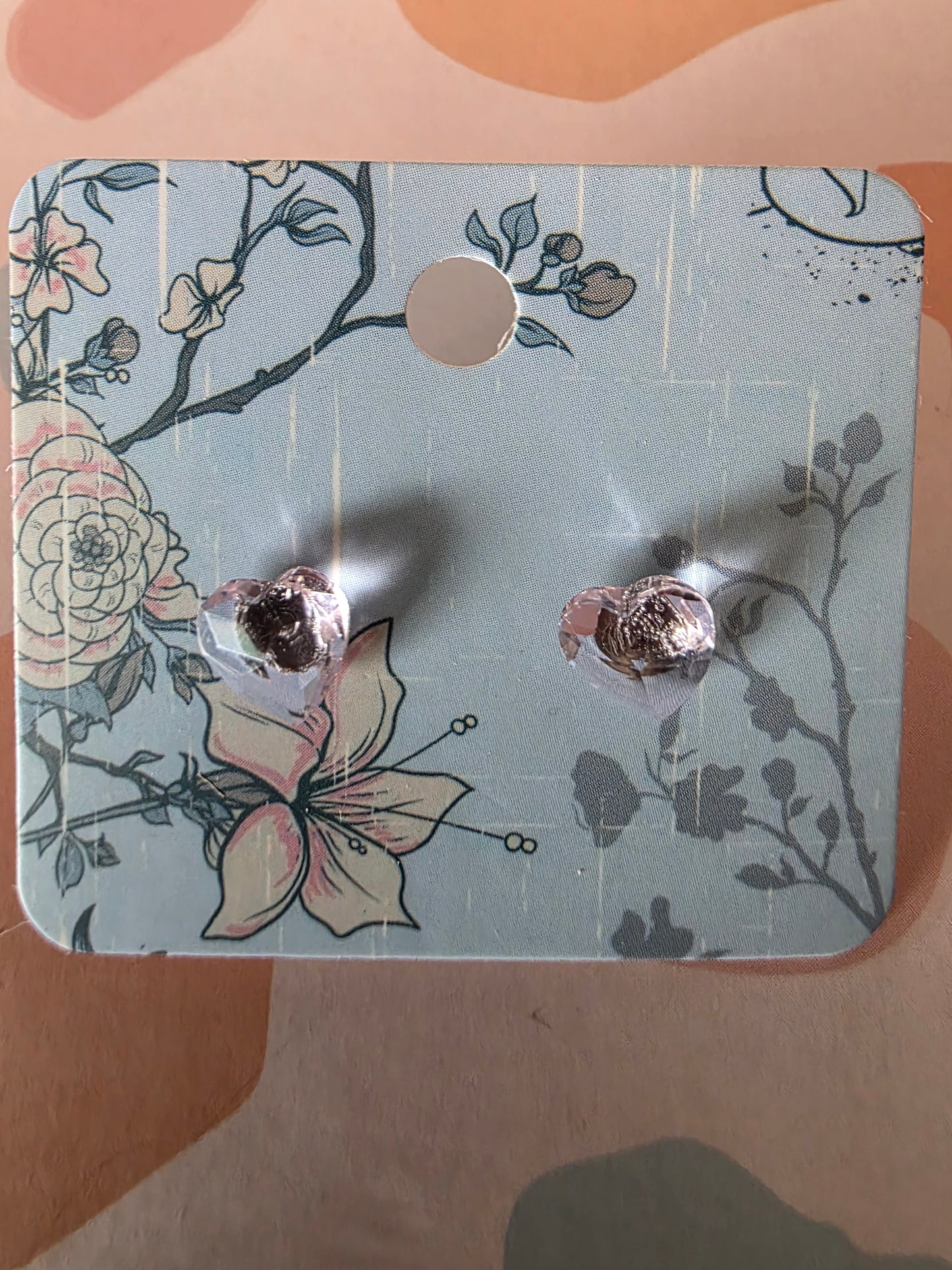 Small heart studs