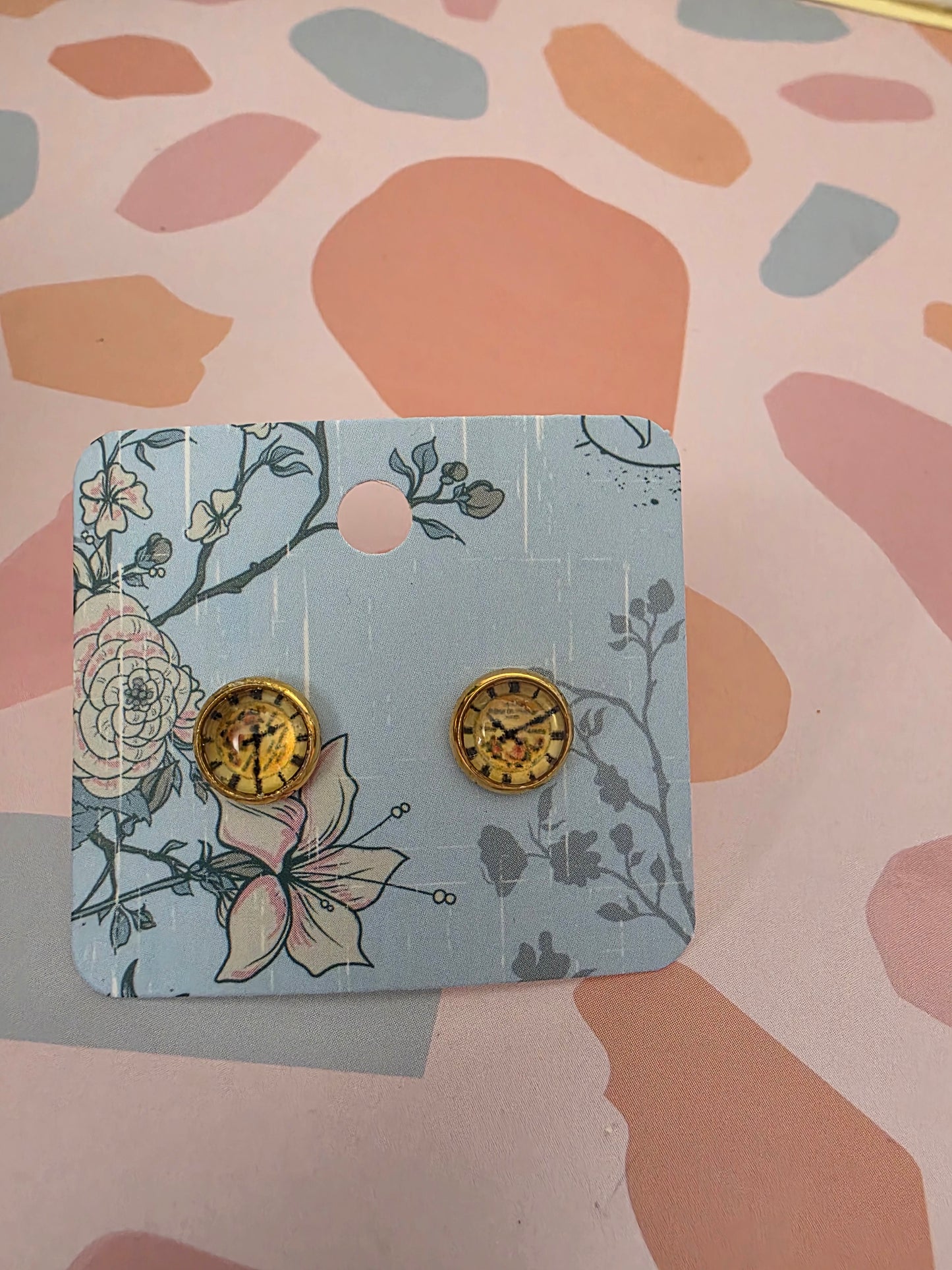 Small clock studs