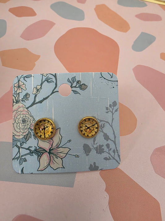Small clock studs