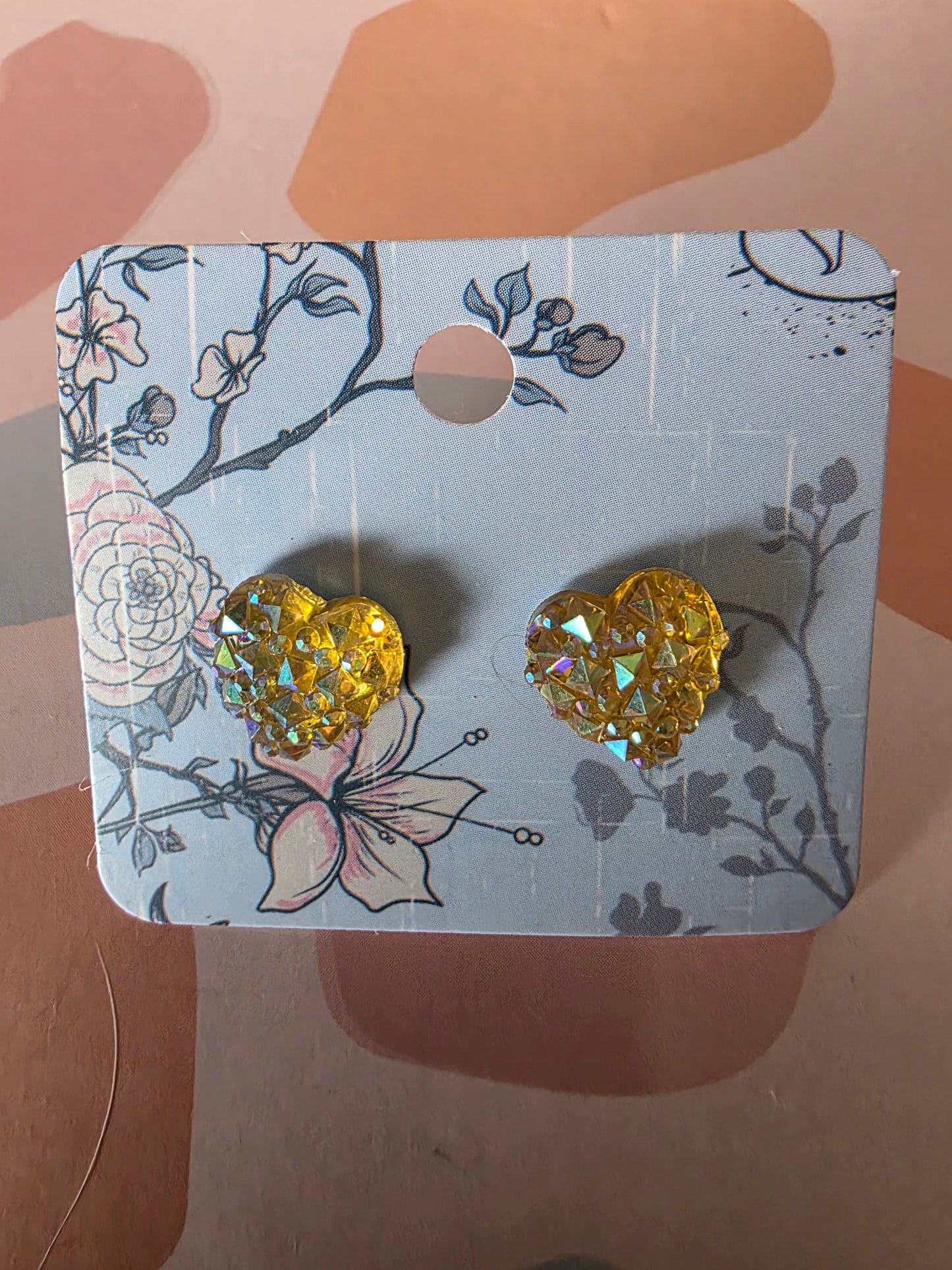 Small heart studs