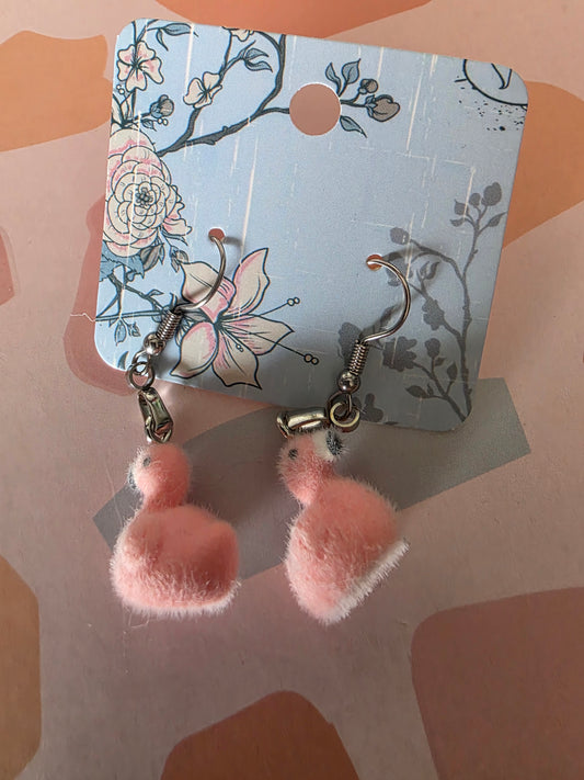 Pink flamingos