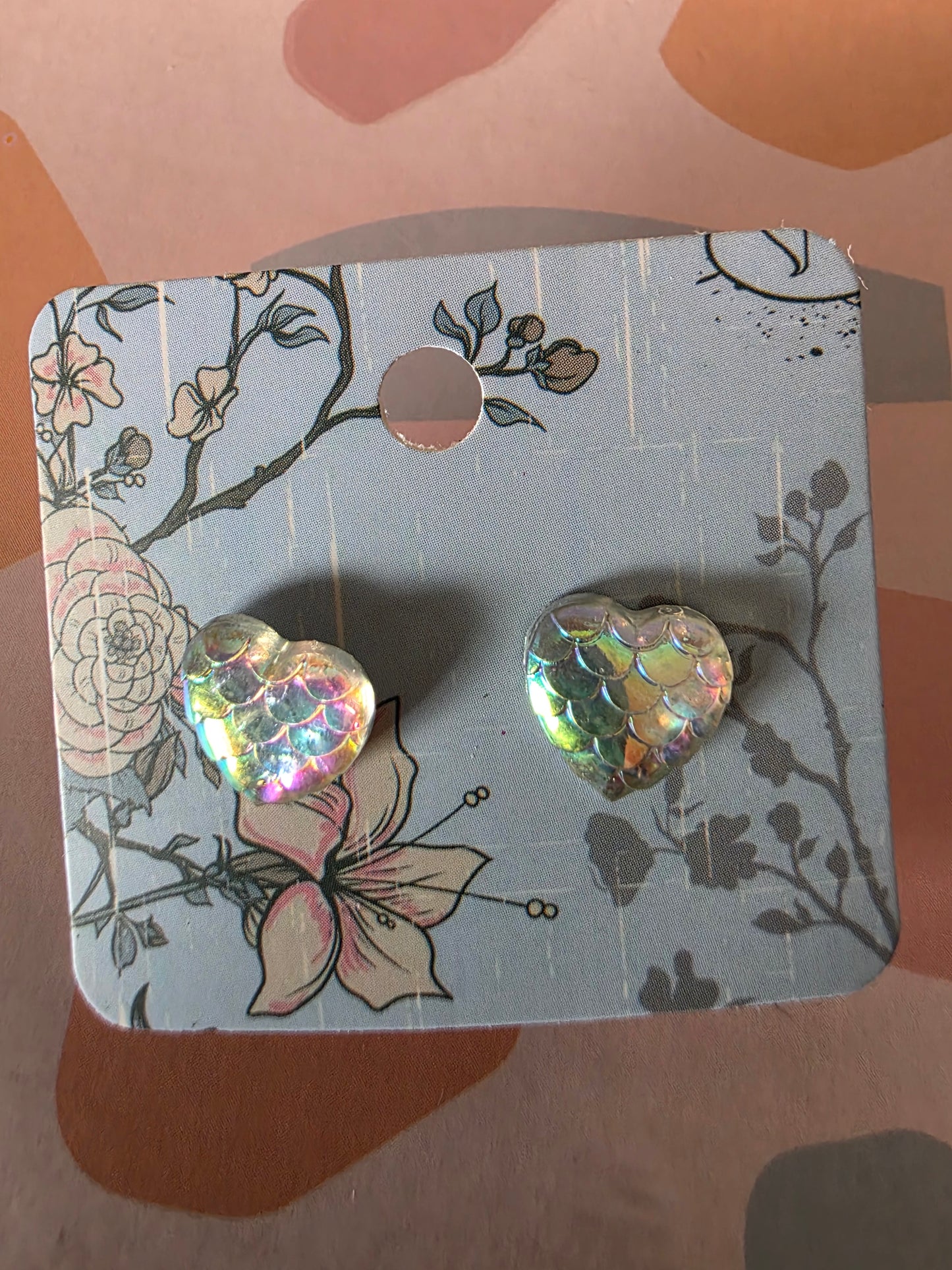 Small heart studs