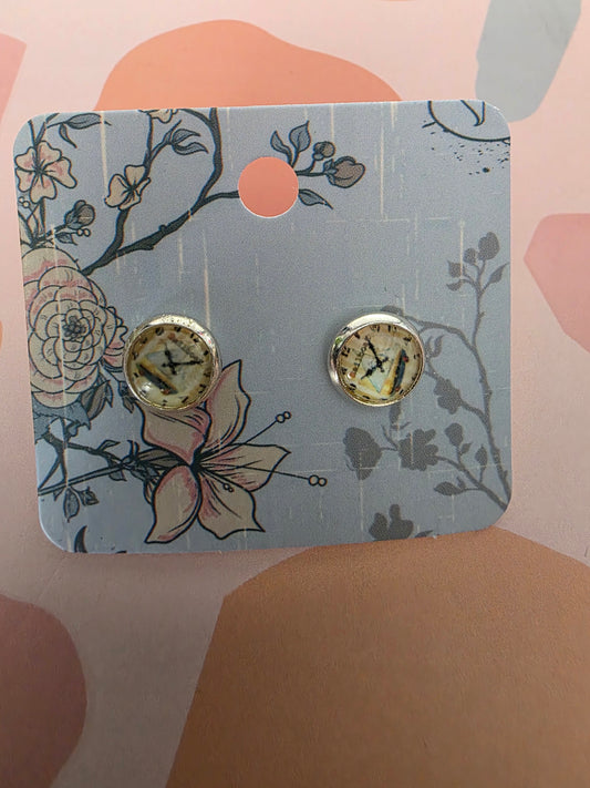 Small clock studs