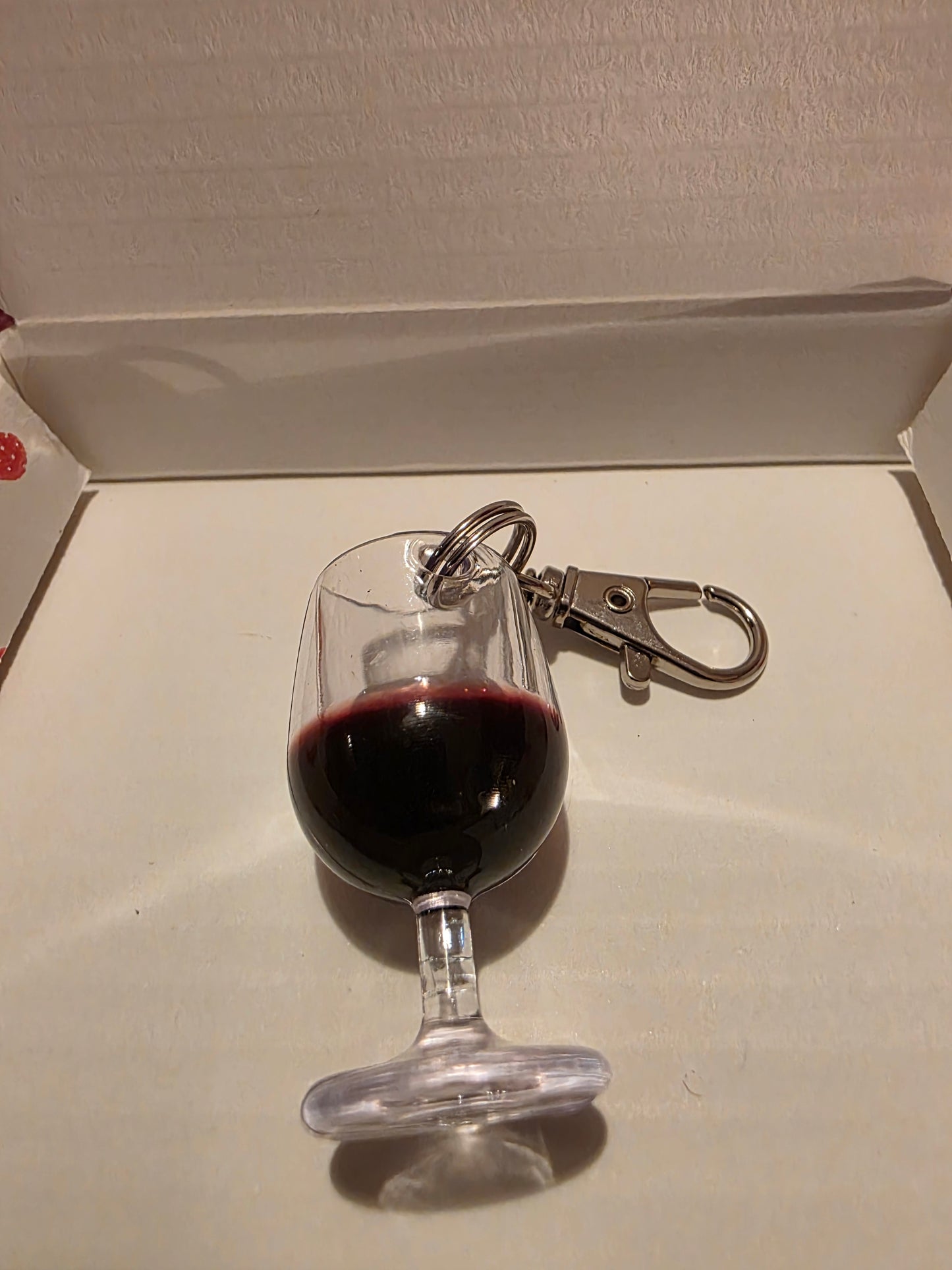 Keychain- Wine glass