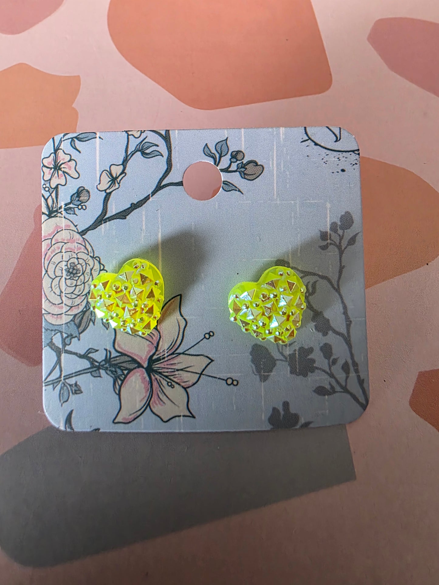 Small heart studs