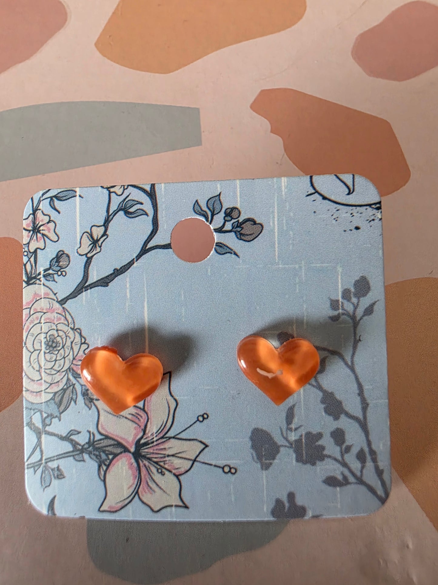 Small heart studs