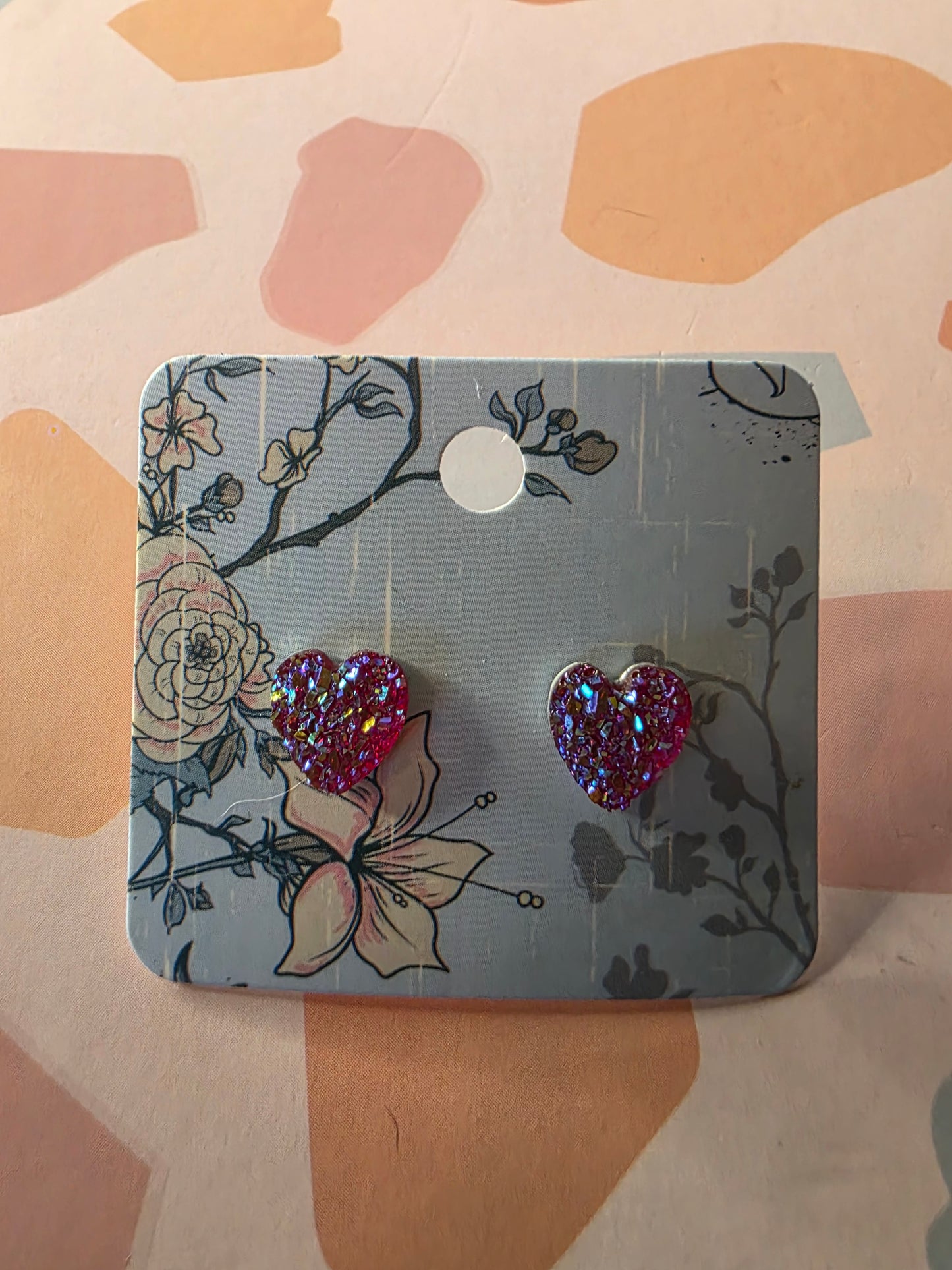 Heart studs