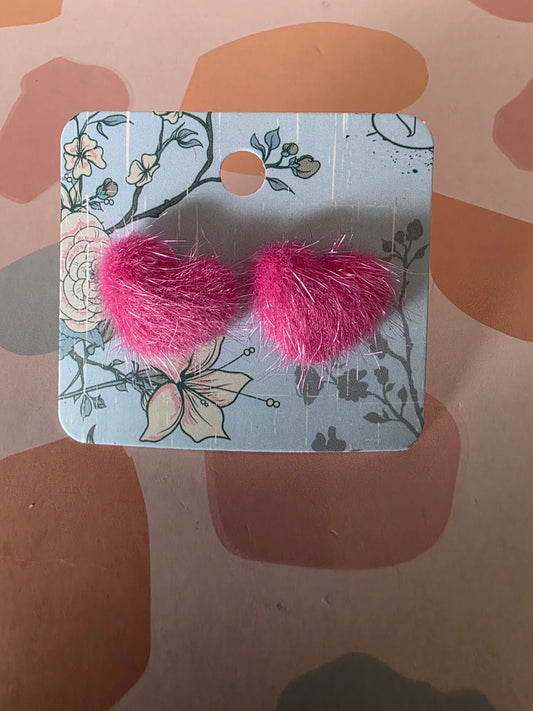 Medium fuzzy hearts