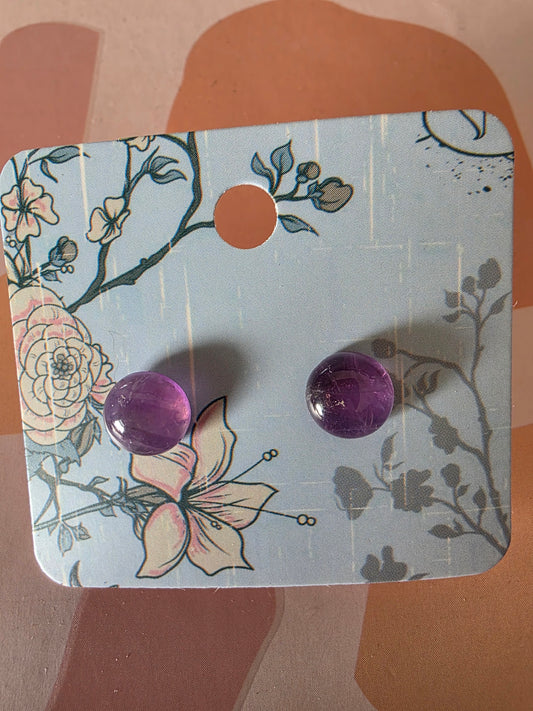 Small gem studs